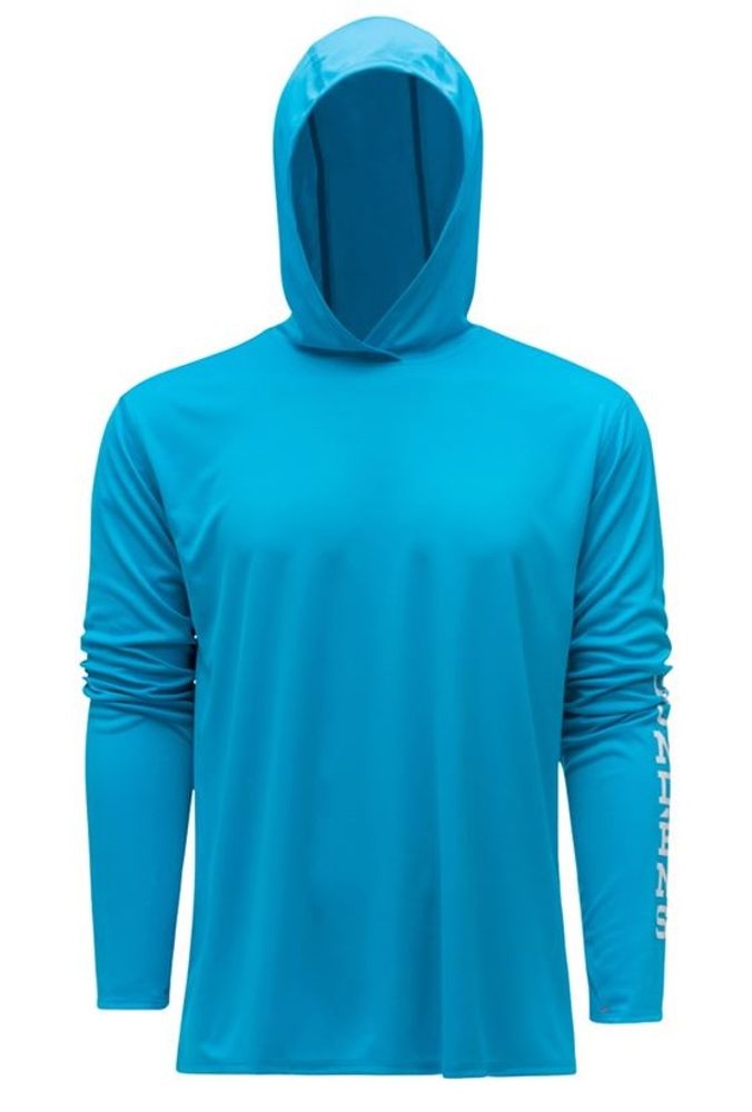 Grundéns UV Triko Tough Sun Hoodie Azure - XXL