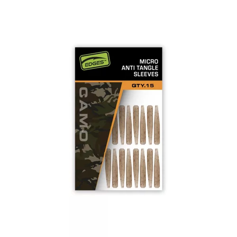 Fox Převleky Edges Camo Micro Anti Tangle Sleeves 15ks
