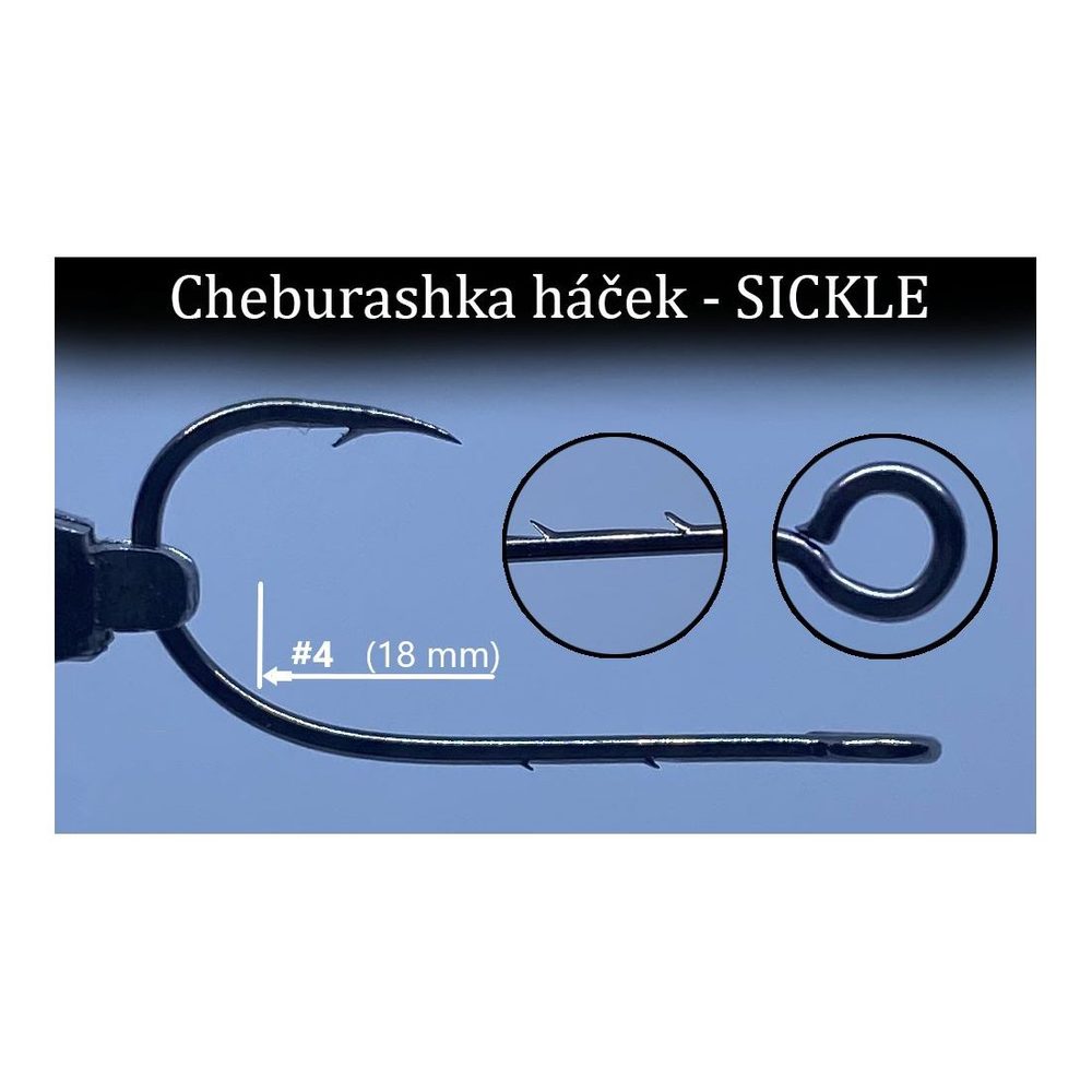 E-shop Jigovky Háček Cheburashka Sickle 10ks - 1/0,Jigovky Háček Cheburashka Sickle 10ks - 1/0