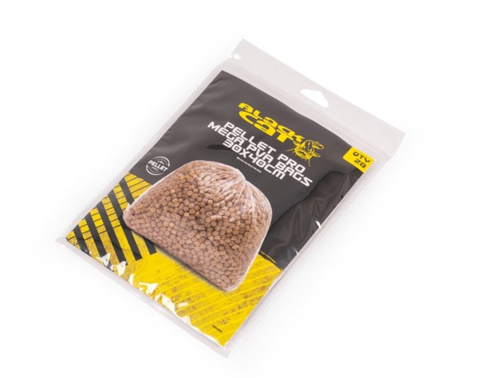 Fotografie Black Cat PVA Sáčky Pellet Pro Mega PVA Bags 20ks - 150x200mm