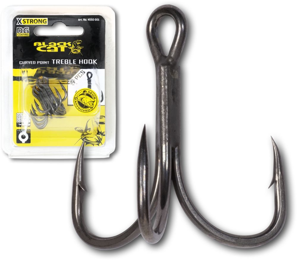 E-shop Black Cat Trojháčky Curve Point DG DG Coating 5ks,Black Cat Trojháčky Curve Point DG DG Coating 5ks