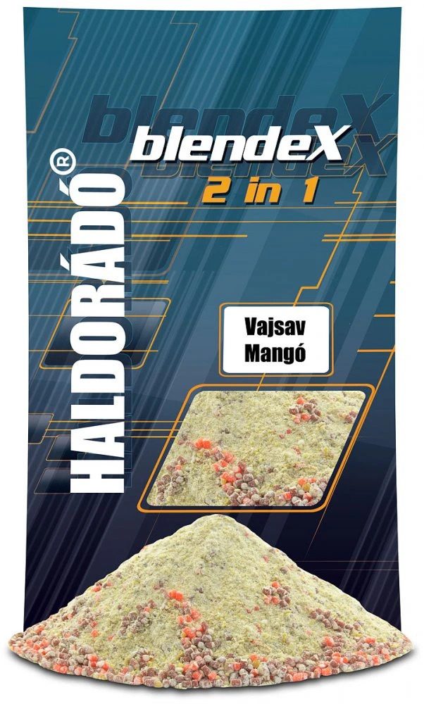 E-shop Haldorádó Vnadící směs BlendeX 2in1 800g - Kyselina máselná-Mango,Haldorádó Vnadící směs BlendeX 2in1 800g - Kyselina máselná-Mango