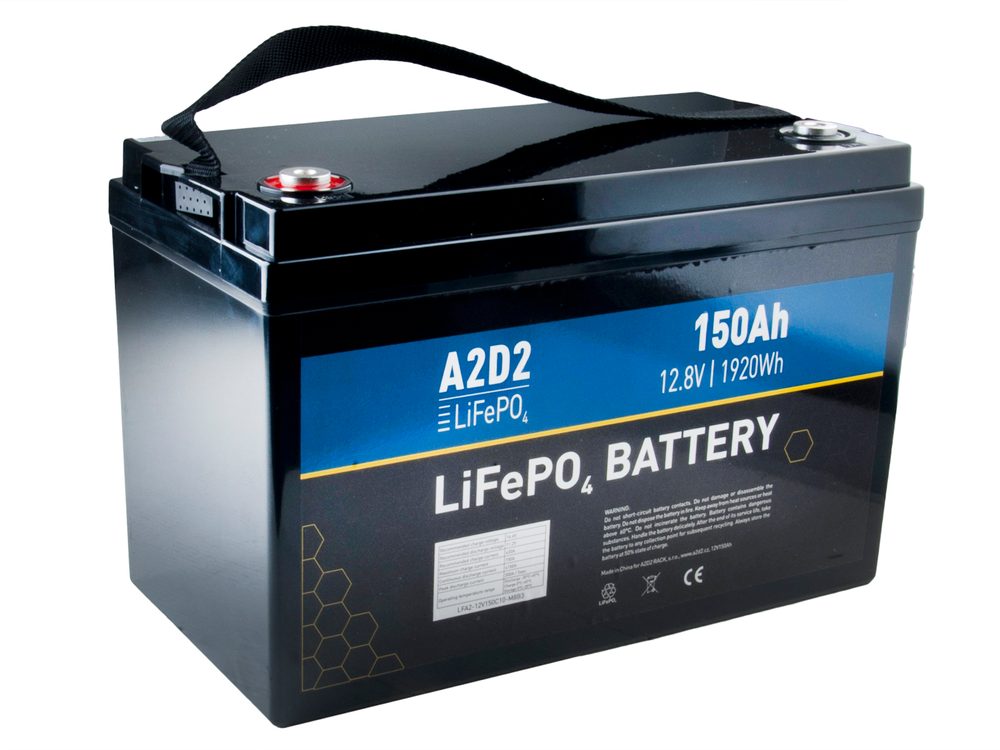 E-shop A2D2 Baterie LiFePO4 12,8V 150Ah M8 Gotion cells,A2D2 Baterie LiFePO4 12,8V 150Ah M8 Gotion cells
