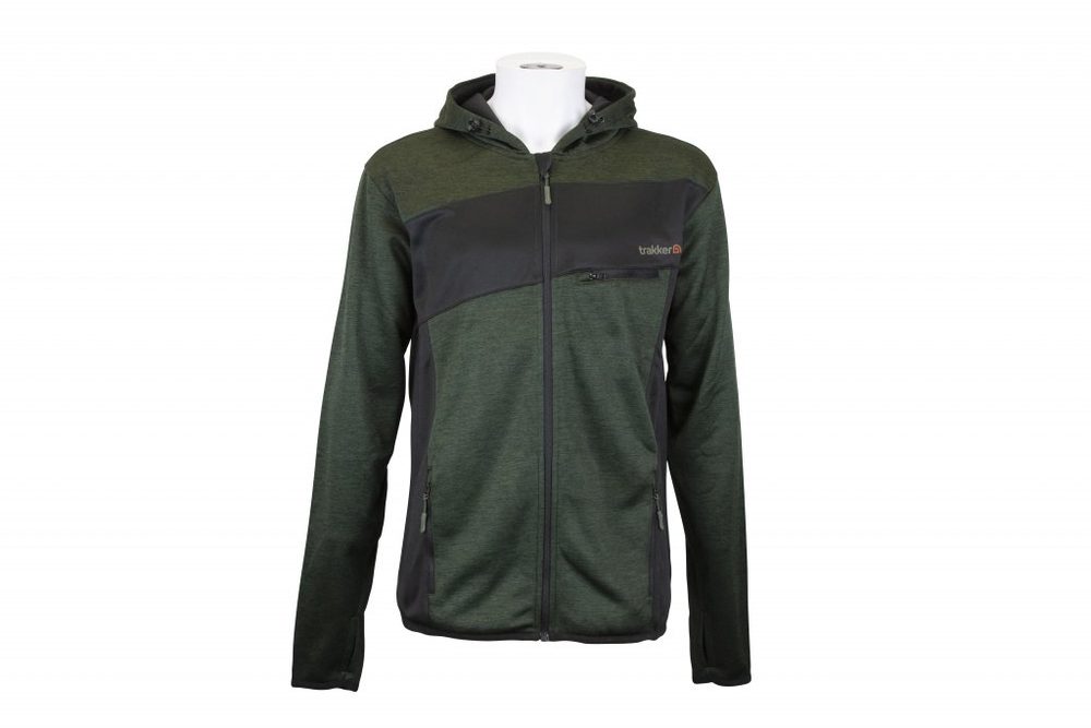 Trakker Mikina Marl Fleece Back Hoody