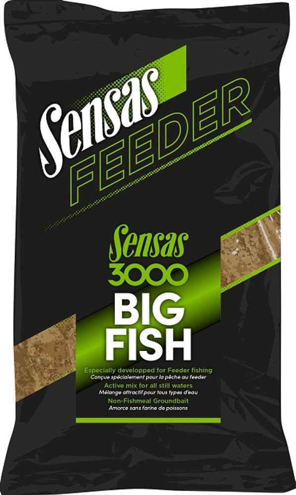 E-shop Sensas Krmítková směs 3000 Feeder 1kg - Big Fish