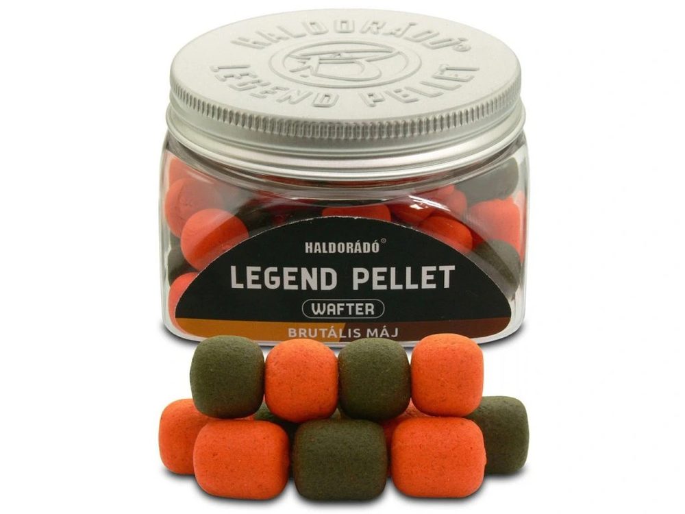 E-shop Haldorádó Pelety Legend Pellet Wafters 12/16mm 50g - Brutální játra,Haldorádó Pelety Legend Pellet Wafters 12/16mm 50g - Brutální játra