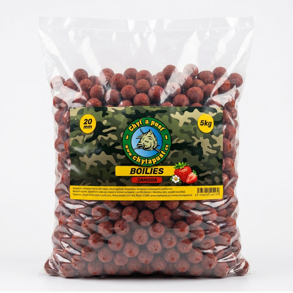 E-shop Chyť a pusť Boilies 20mm 5kg - Jahoda 20mm,Chyť a pusť Boilies 20mm 5kg - Jahoda 20mm