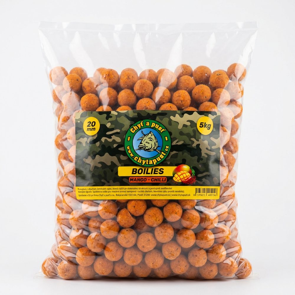 E-shop Chyť a pusť Boilies 20mm 5kg - Mango / Chilli 20mm,Chyť a pusť Boilies 20mm 5kg - Mango / Chilli 20mm