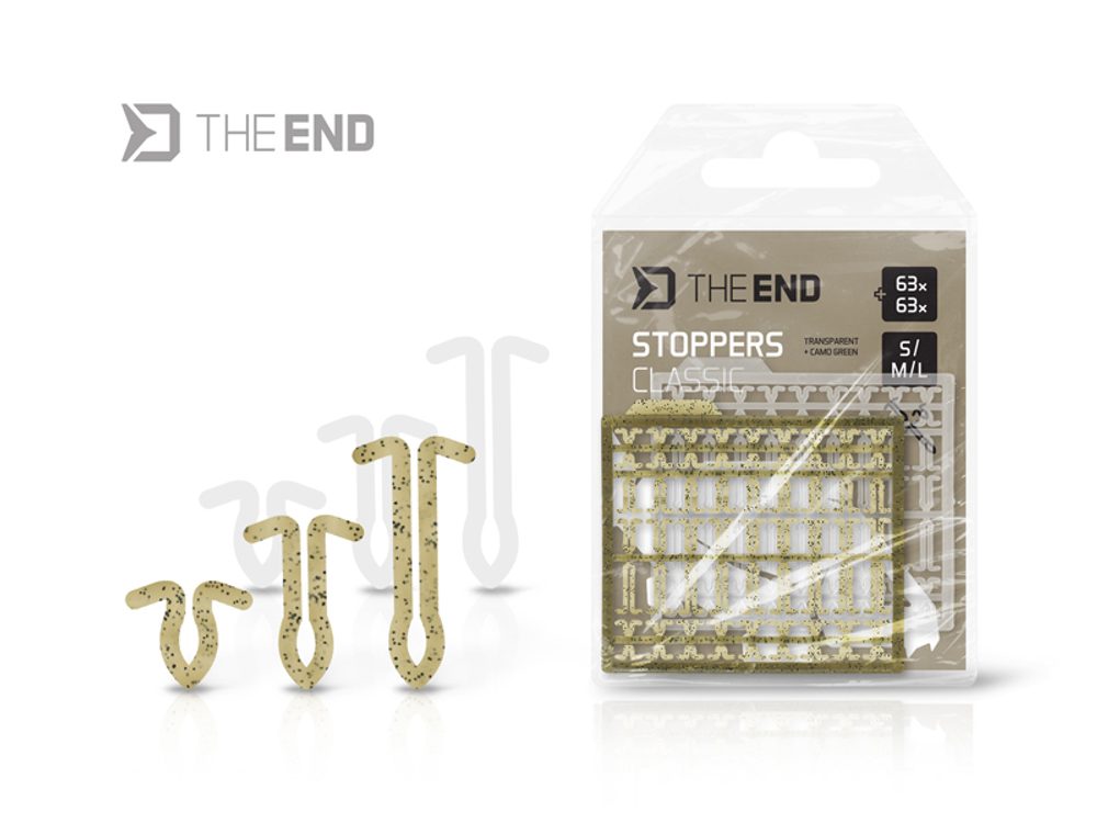 Delphin Zarážky na boilies TheEND Classic Mix 126ks,Delphin Zarážky na boilies TheEND Classic Mix 126ks