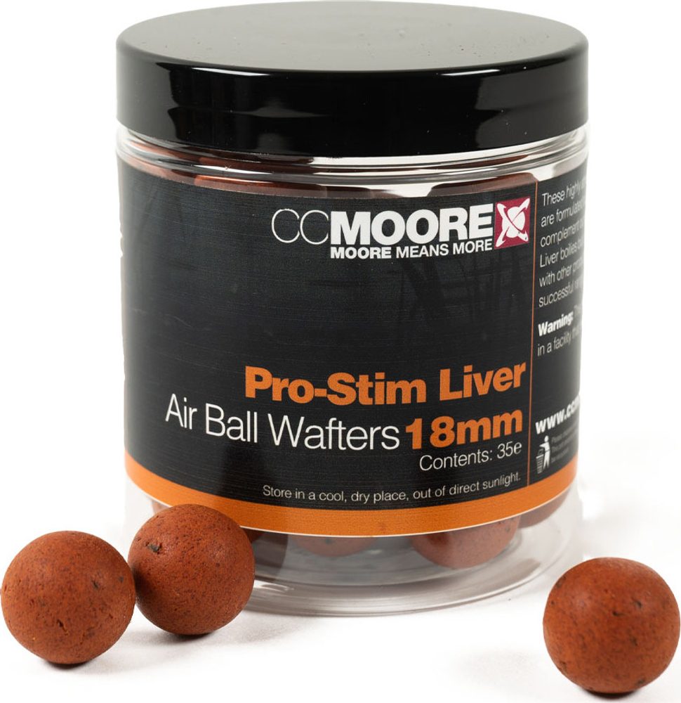 CC Moore Boilies Air Ball Wafters Pro-Stim Liver - 24mm 15ks,CC Moore Boilies Air Ball Wafters Pro-Stim Liver - 24mm 15ks