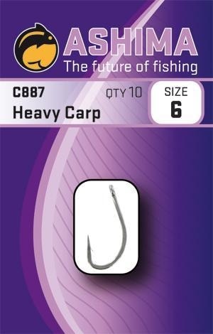 Ashima Háčky C887 Heavy Carp 10ks - vel. 4