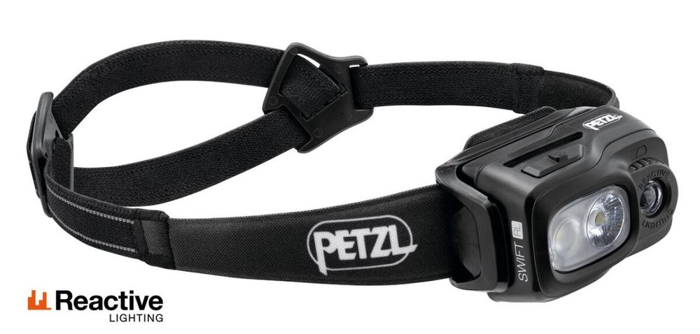 E-shop Petzl Čelovka SWIFT RL 2023 černá,Petzl Čelovka SWIFT RL 2023 černá