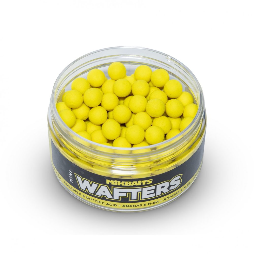 Fotografie Mikbaits Mini Boilie Wafters 100ml - Ananas N-BA 8mm
