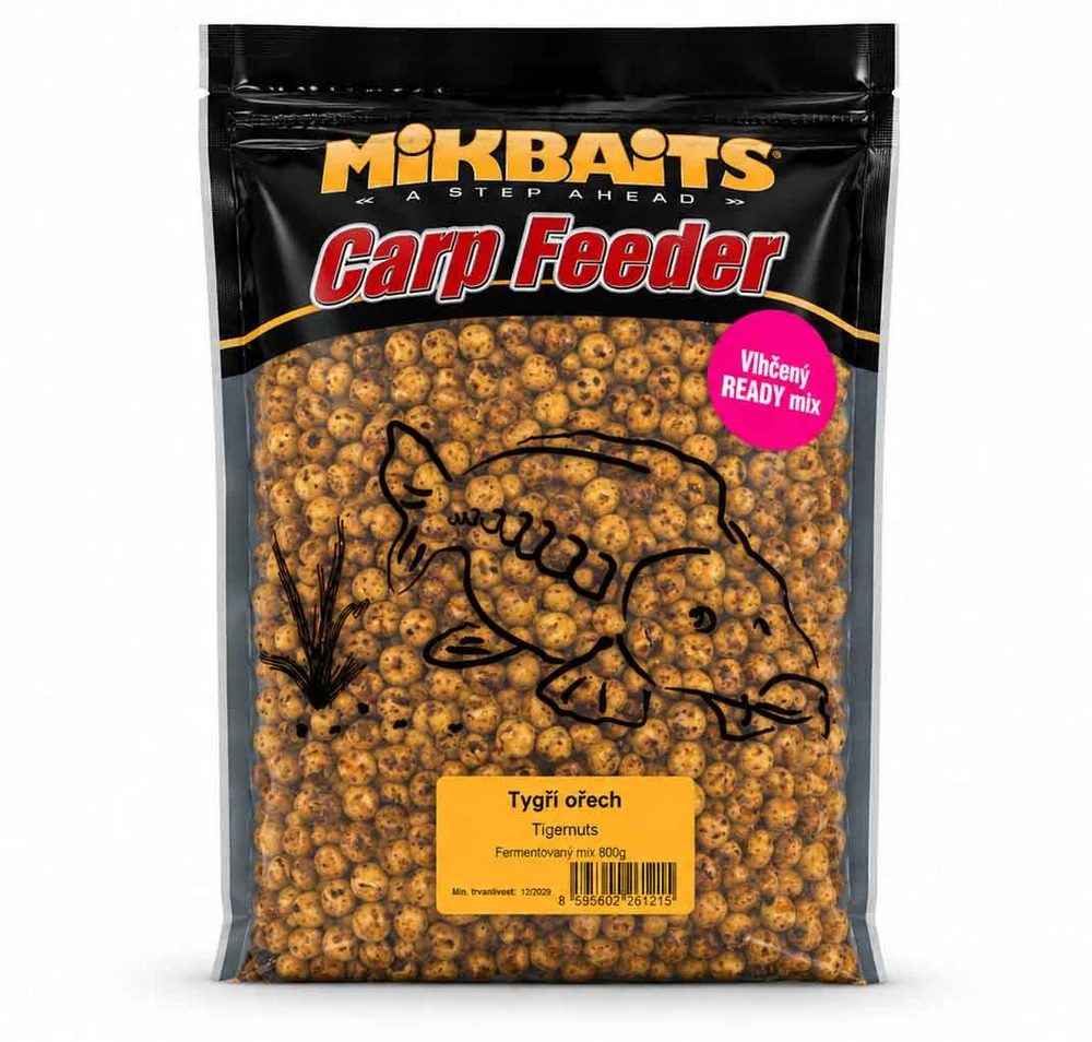 Mikbaits Fermentovaný Ready partikl 800g - Tygří ořech