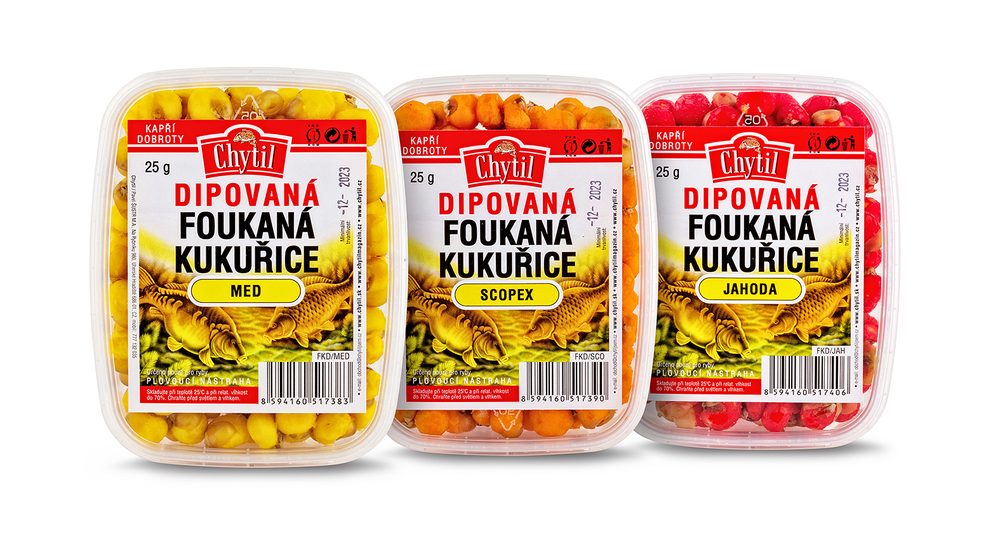Chytil Dipovaná foukaná kukuřice 25g - Vanilka,Chytil Dipovaná foukaná kukuřice 25g - Vanilka