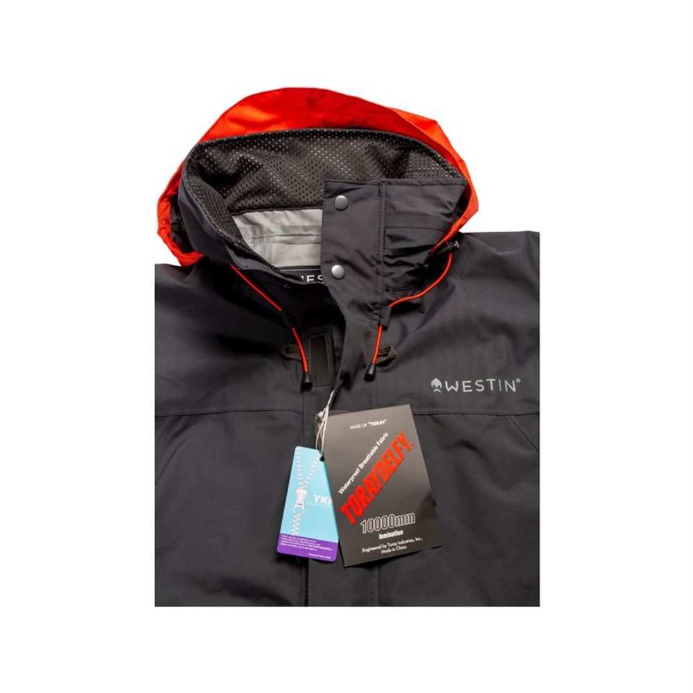 Westin Bunda W6 Rain Jacket Steel Black - XXXL
