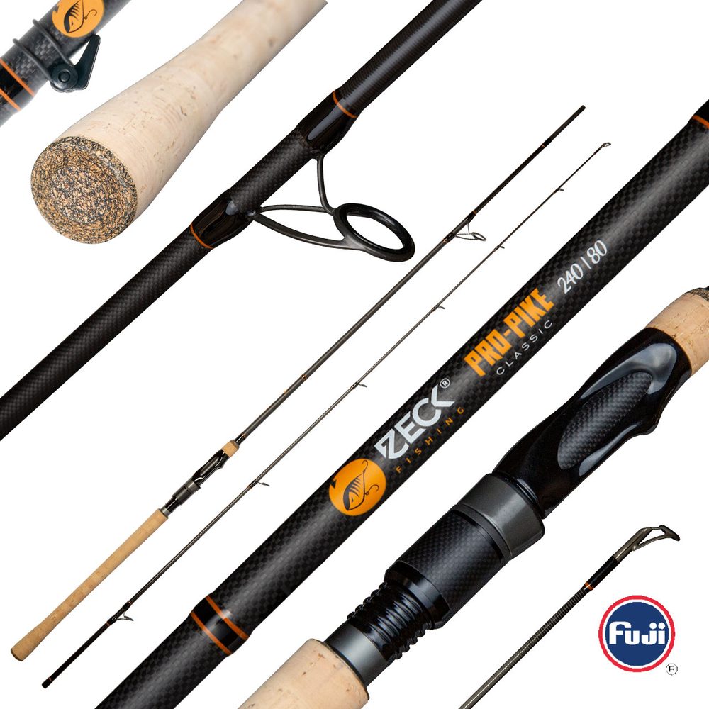 Zeck Prut Pro Pike Classic 240cm 30-80g,Zeck Prut Pro Pike Classic 240cm 30-80g