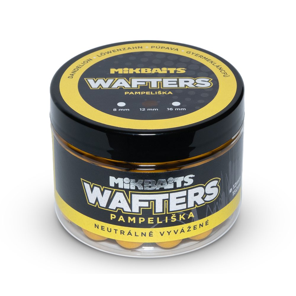 E-shop Mikbaits Boilie vyvážené nástrahy Wafters 150ml - Pampeliška 12mm,Mikbaits Boilie vyvážené nástrahy Wafters 150ml - Pampeliška 12mm