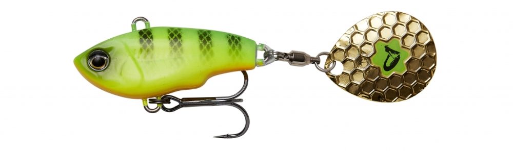 E-shop Savage Gear Tail Spinner Fat Tail Spin Sinking Firetiger - 5,5cm 9g,Savage Gear Tail Spinner Fat Tail Spin Sinking Firetiger - 5,5cm 9g