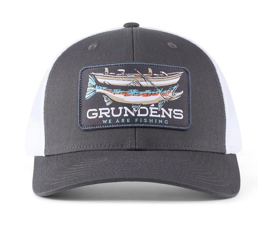 Grundéns Kšiltovka Drift Boat Trucker Charcoal/White O/S