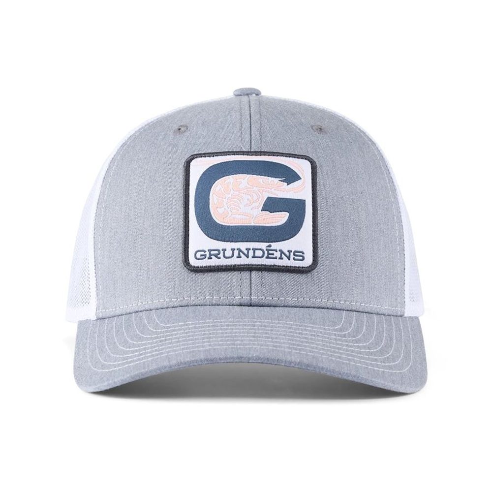 Grundéns Kšiltovka G-Shrimp Trucker Heather Grey O/S