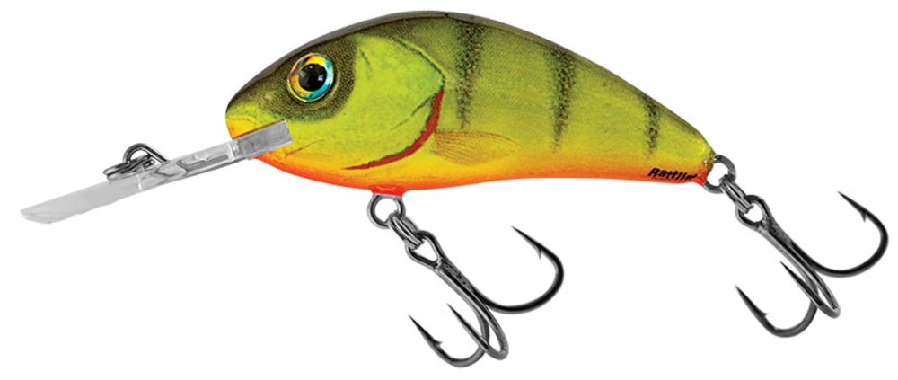 Salmo Wobler Rattlin Hornet Floating 5,5cm - Hot Perch