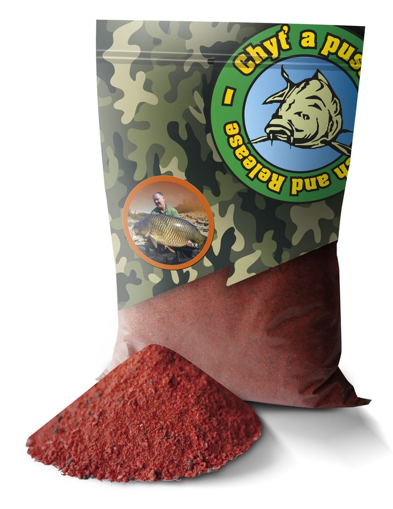 E-shop Chyť a pusť Krmítková směs 900g - Jahoda,Chyť a pusť Krmítková směs 900g - Jahoda