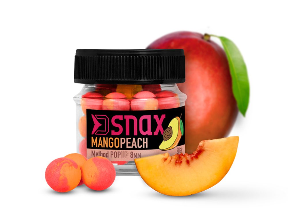E-shop Delphin Plovoucí nástraha D Snax Pop Mango-Broskev 20g - 10mm,Delphin Plovoucí nástraha D Snax Pop Mango-Broskev 20g - 10mm
