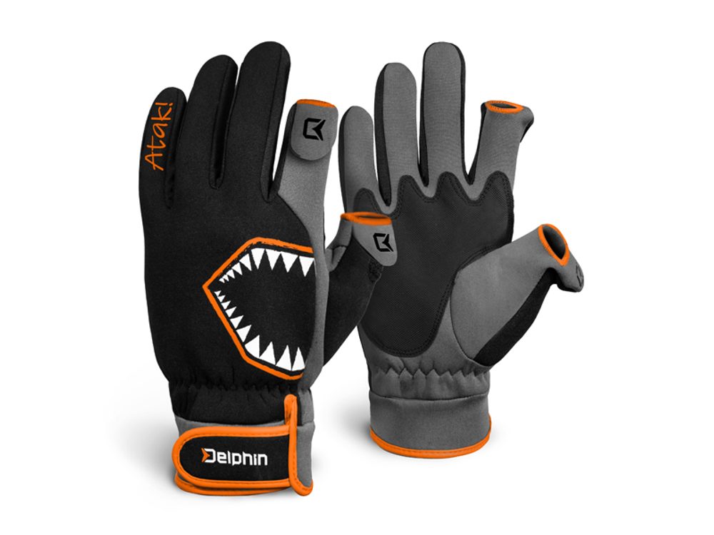 Delphin Neoprenové rukavice Atak! Free - L