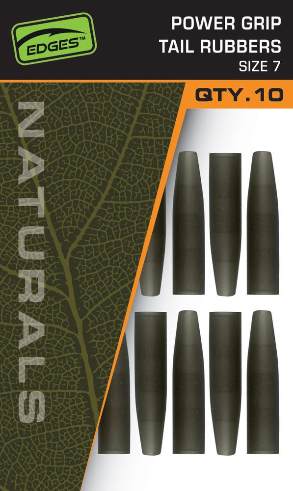 Fox Převleky Edges Naturals Power Grip tail rubbers size 7 10ks