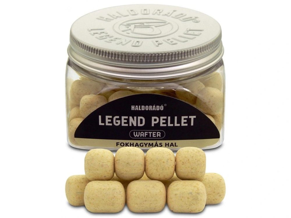E-shop Haldorádó Pelety Legend Pellet Wafters 12/16mm 50g - Česneková ryba,Haldorádó Pelety Legend Pellet Wafters 12/16mm 50g - Česneková ryba