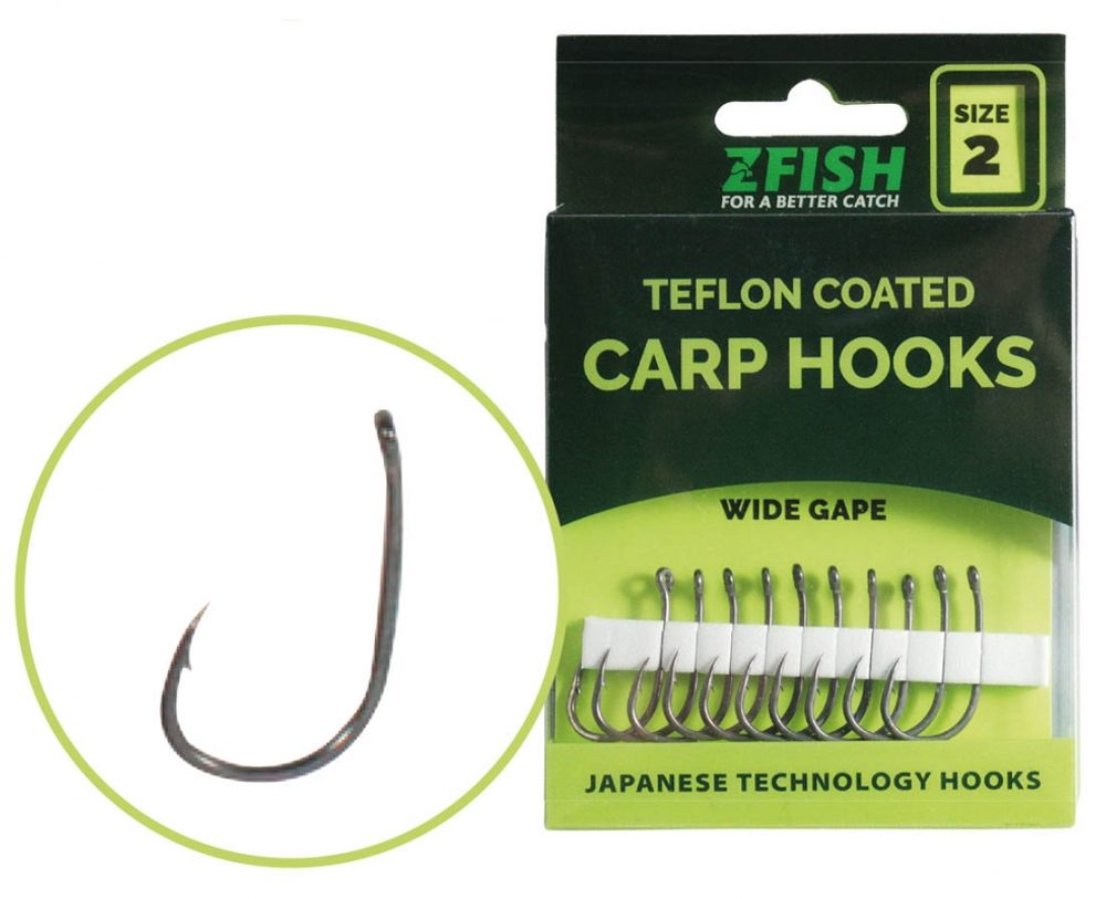 Zfish Teflonové Háčky Wide Gape - vel.4,Zfish Teflonové Háčky Wide Gape - vel.4