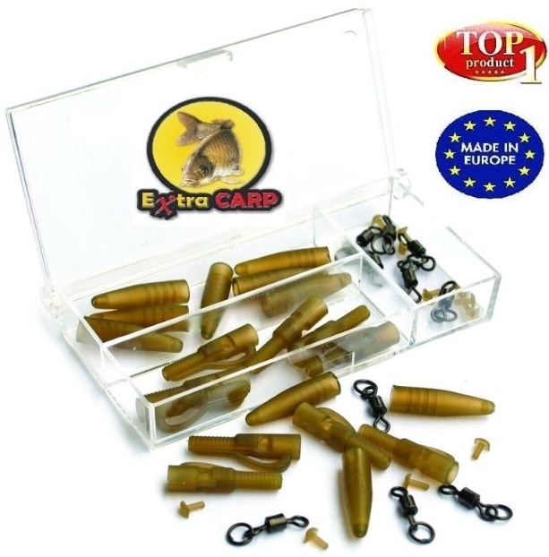 Extra Carp Závěs na zátěž Lead Clip With Swivel Ring 10ks