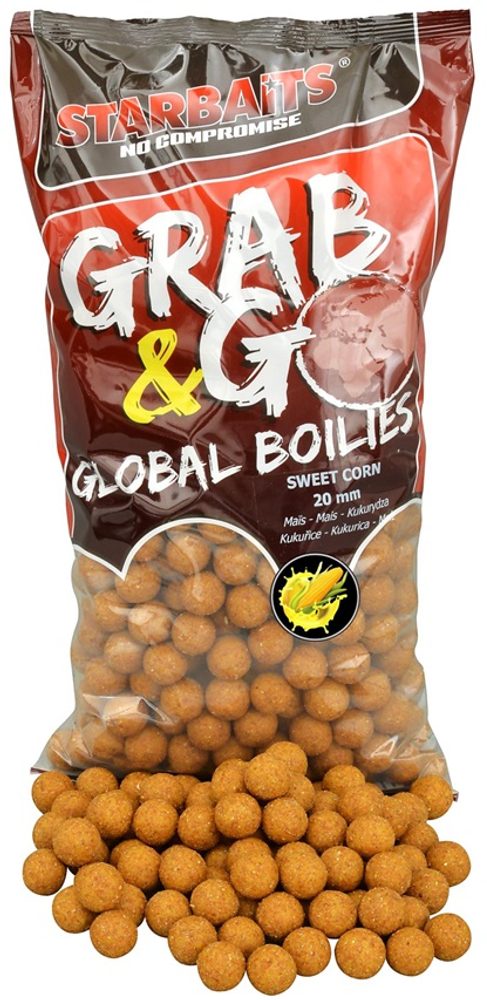 Starbaits Boilie Global Sweet Corn - 20mm 2,5kg,Starbaits Boilie Global Sweet Corn - 20mm 2,5kg