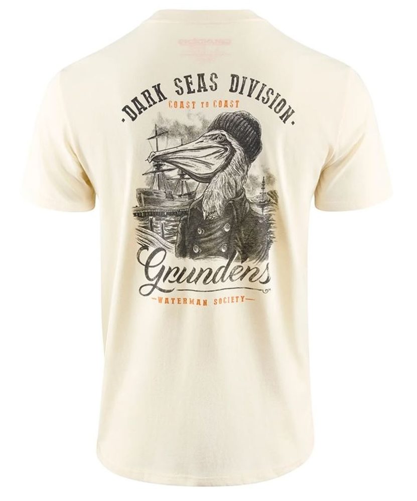 Grundéns Triko Dark Seas X Grundens Portsmith SS T-Shirt Natural - XXL