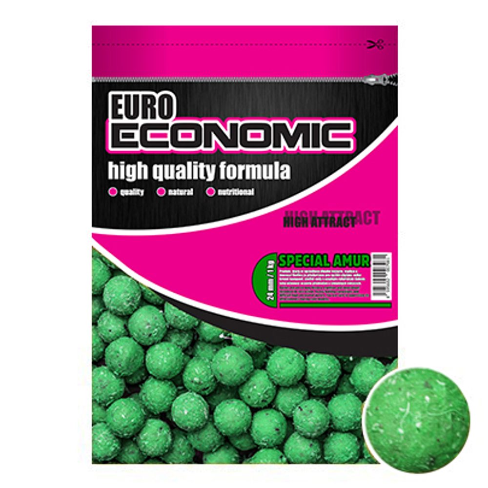 LK Baits Boilie Euro Economic Amur special Spice Shrimp - 18mm 1kg