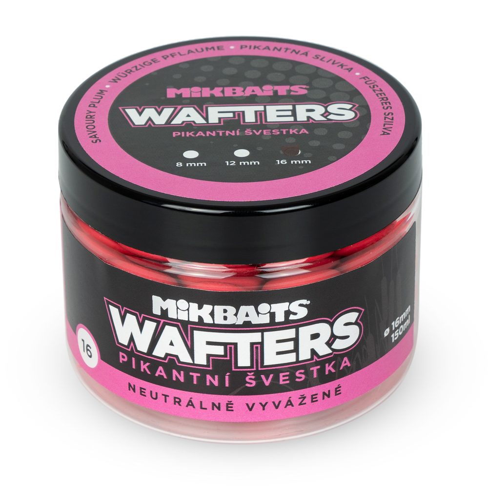 E-shop Mikbaits Boilie vyvážené nástrahy Wafters 150ml - Pikantní švestka 16mm,Mikbaits Boilie vyvážené nástrahy Wafters 150ml - Pikantní švestka 16mm