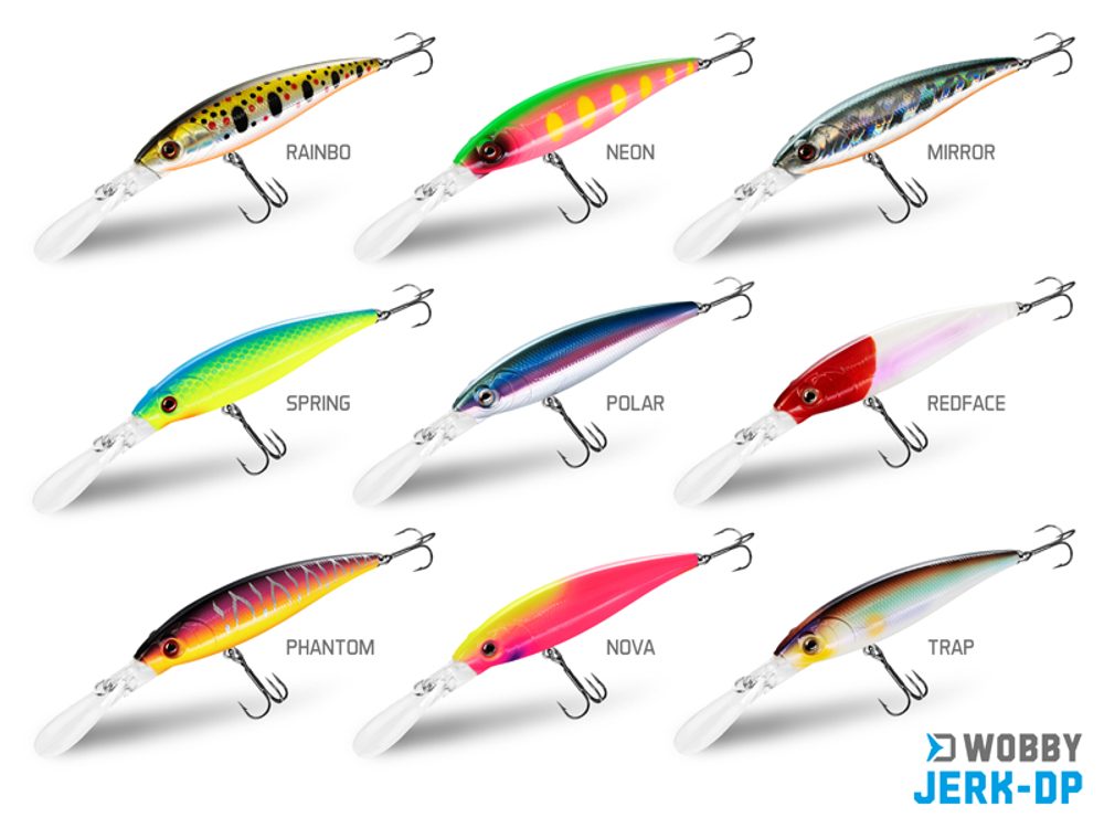 Delphin Wobler Wobby Jerk-DP 9cm 12,5g - NOVA