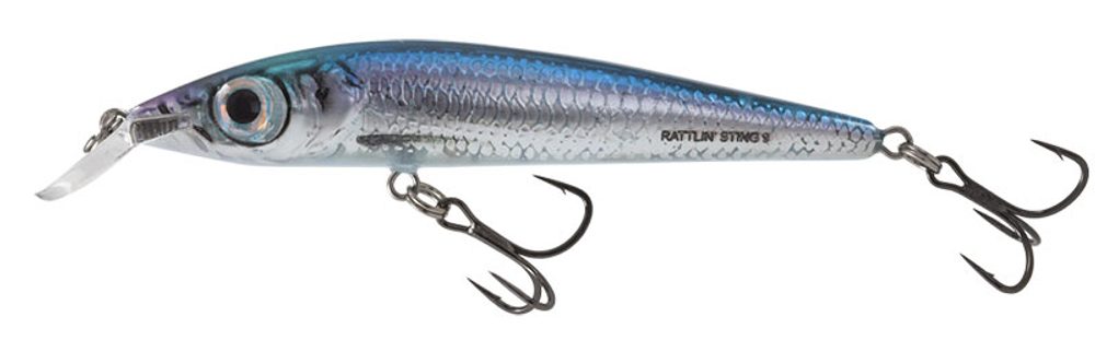 Fotografie Salmo Wobler Rattlin Sting Floating 9cm - Holographic Blue