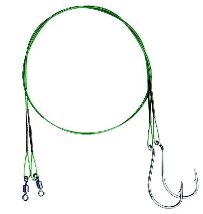 E-shop Mivardi Predator - lanko obratlík + jednoháček 12 kg 2ks,Mivardi Predator - lanko obratlík + jednoháček 12 kg 2ks