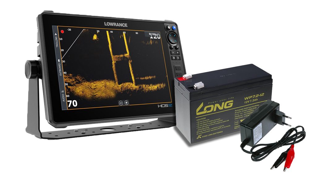 Lowrance Echolot HDS PRO 12 se sondou Active Imaging HD + baterie + nabíječka ZDARMA,Lowrance Echolot HDS PRO 12 se sondou Active Imaging HD + baterie