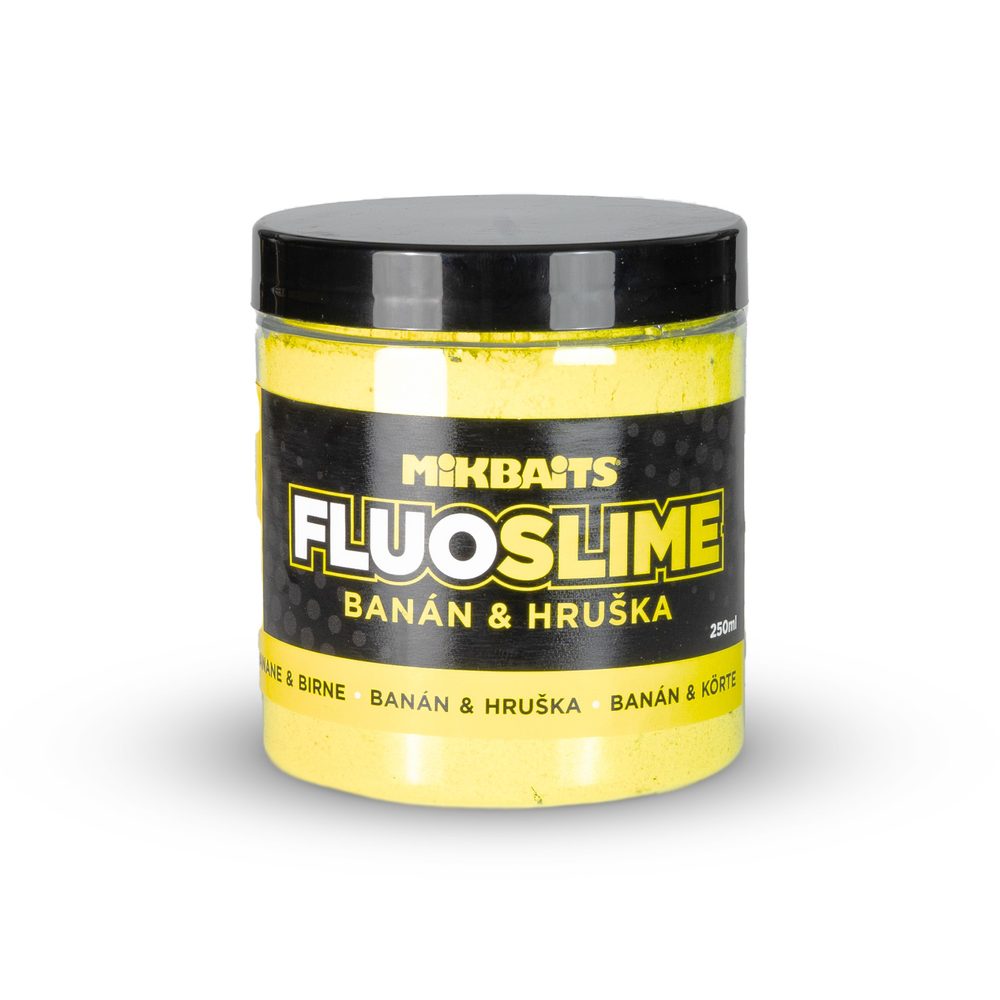 E-shop Mikbaits Obalovací Dip fluo slime 100g - Banán Hruška,Mikbaits Obalovací Dip fluo slime 100g - Banán Hruška
