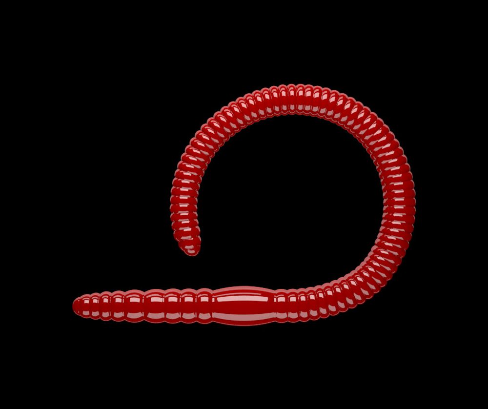 E-shop Libra Lures Flex Worm 9,5cm 10ks - Red
