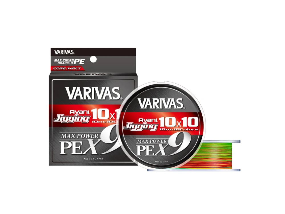 Varivas Šňůra Avani Jigging 10x10 Max Power PE X9 - 0,128mm 6,35kg,Varivas Šňůra Avani Jigging 10x10 Max Power PE X9 - 0,128mm 6,35kg