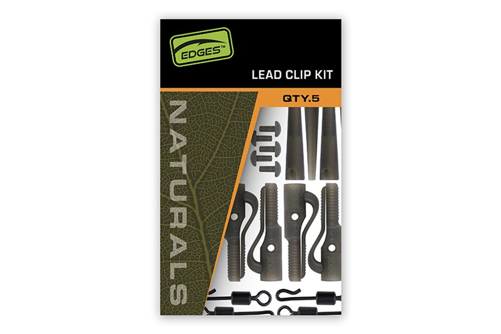 Fox Závěsky Edges Naturals Lead Cip Kit 5ks
