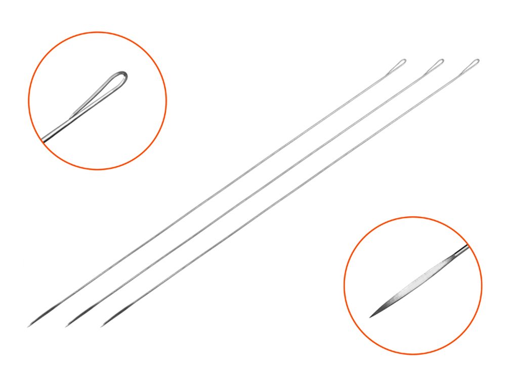 E-shop Delphin Prošívací jehla Fishy 3ks - 15cm,Delphin Prošívací jehla Fishy 3ks - 15cm