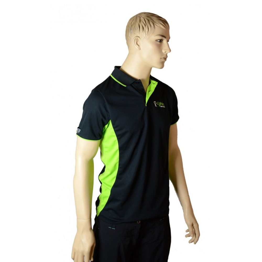 R-spekt Polokošile black lime - vel. XL