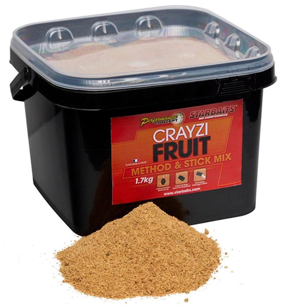 E-shop Starbaits Method & Stick Mix Crayzi Fruit 1,7kg,Starbaits Method & Stick Mix Crayzi Fruit 1,7kg