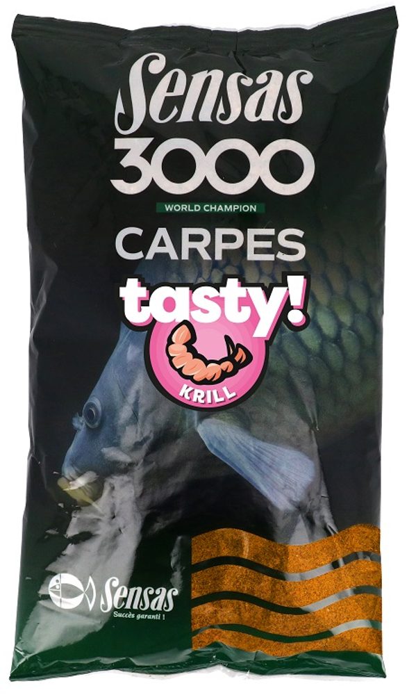 E-shop Sensas Krmítková směs 3000 Carp Tasty 1kg - Krill,Sensas Krmítková směs 3000 Carp Tasty 1kg - Krill