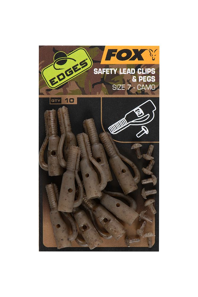 E-shop Fox Závěska na olovo s kolíčky Edges Camo vel.7,Fox Závěska na olovo s kolíčky Edges Camo vel.7